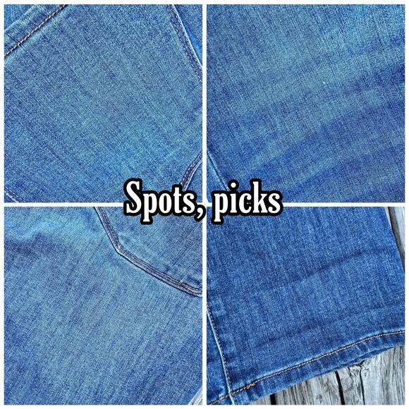 Boyfriend Jeans KFTK Carrie Plus Size 14 Stretch Denim Kut Kloth - Picture 5 of 10